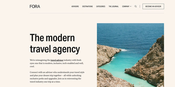 Travel startup Fora wants to reinvent the travel agent